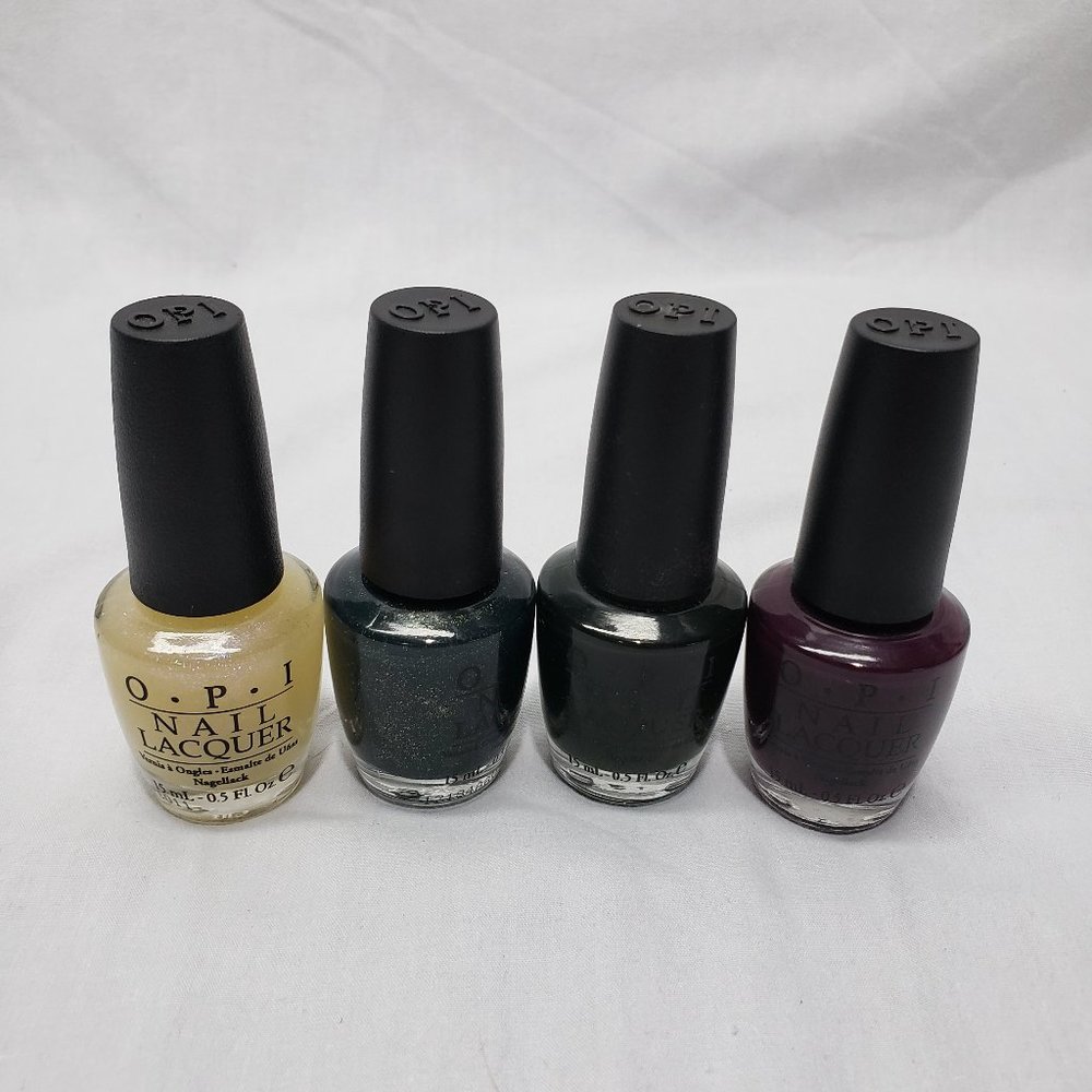 4 Different New OPI Nail Polish Lacquers